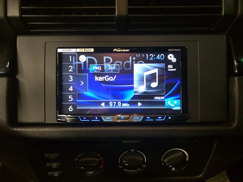 Pioneer MIXTRAX head unit with HD Radio in car dash at Car Audio & Security - IGLA Specialists in Alsip, Illinois